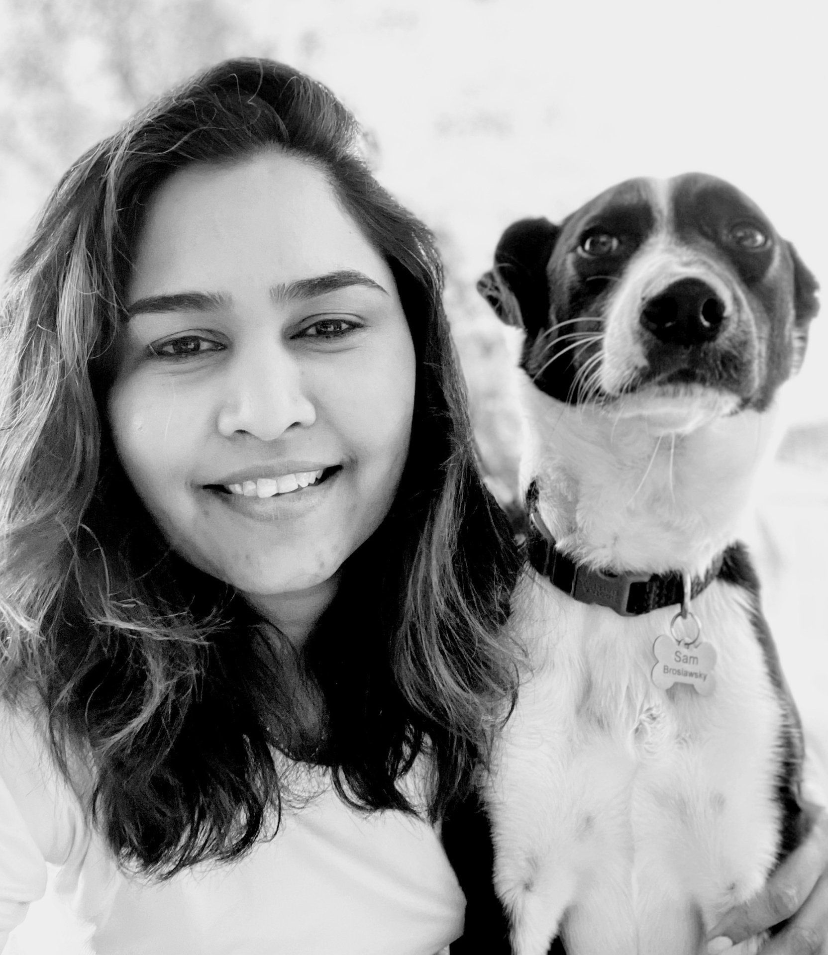 Sudha with Sammy